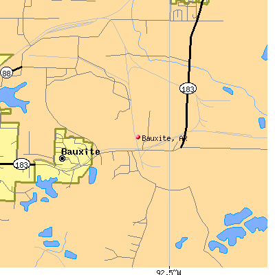 Bauxite map