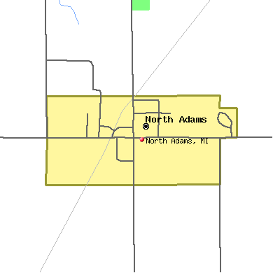 North Adams map