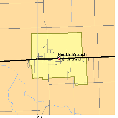 North Branch map