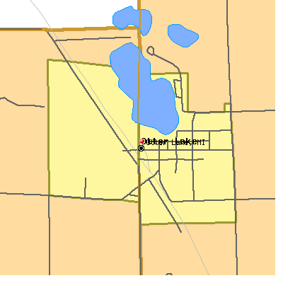 Otter Lake map