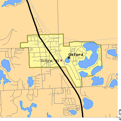 Oxford map