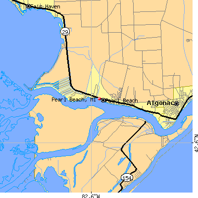 Pearl Beach map