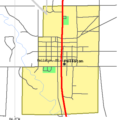 Pellston map