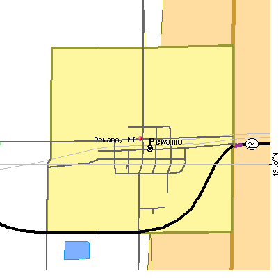 Pewamo map
