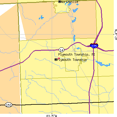 Plymouth Township map