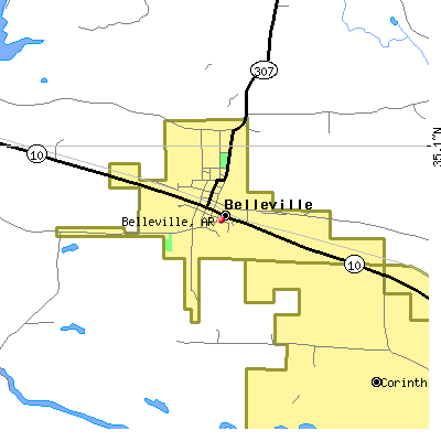 Belleville map