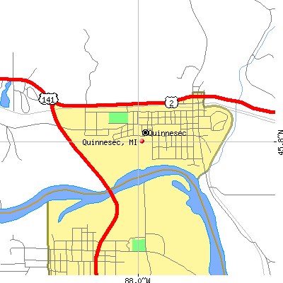 Quinnesec map
