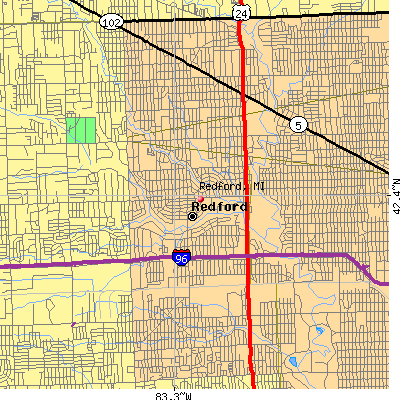 Redford map