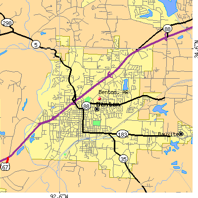 Benton map