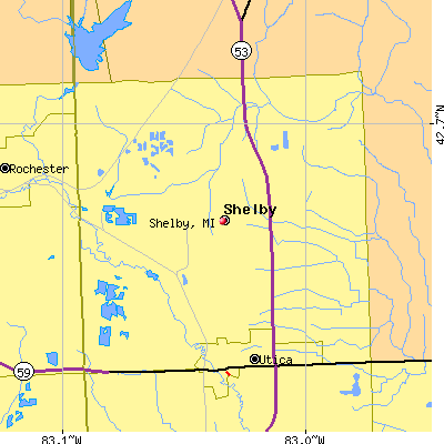 Shelby map