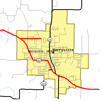 Berryville map