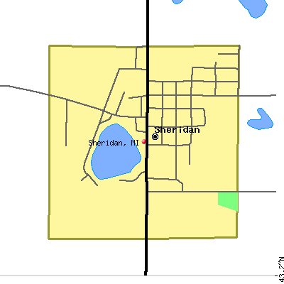 Sheridan map
