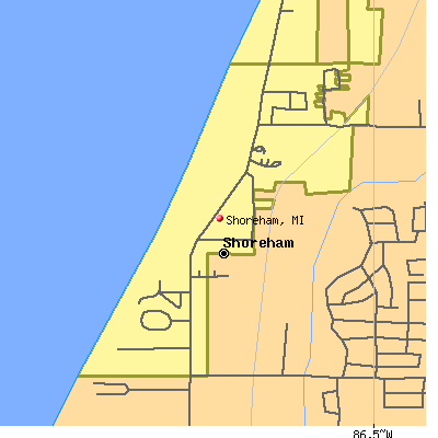Shoreham map