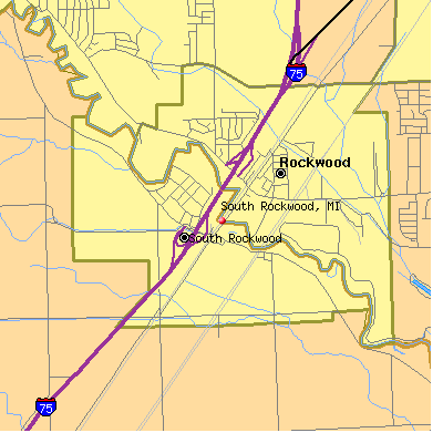South Rockwood map
