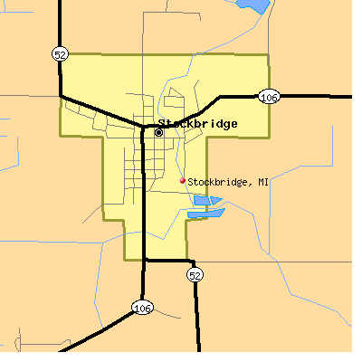 Stockbridge map