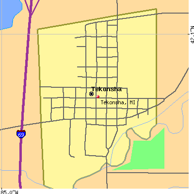 Tekonsha map