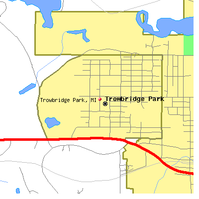 Trowbridge Park map