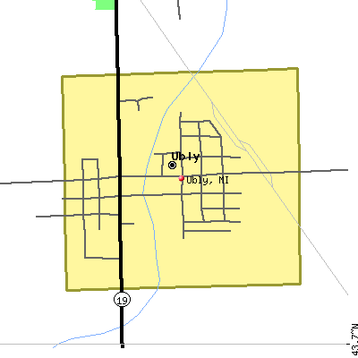 Ubly map