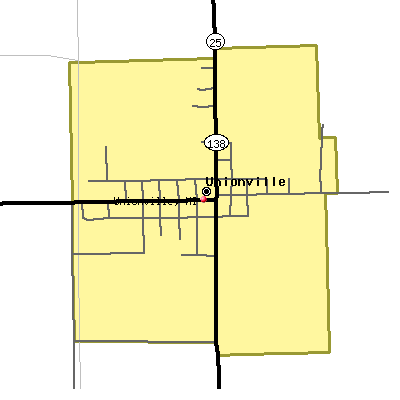 Unionville map