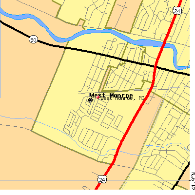 West Monroe map