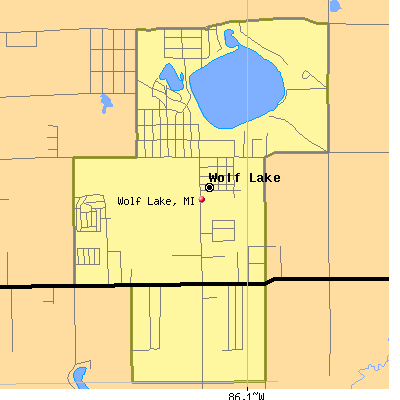 Wolf Lake map