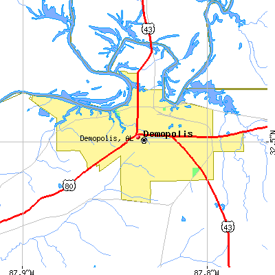 Demopolis map