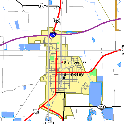 Brinkley map