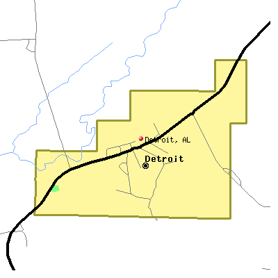 Detroit map