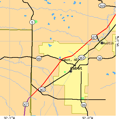 Cabot map