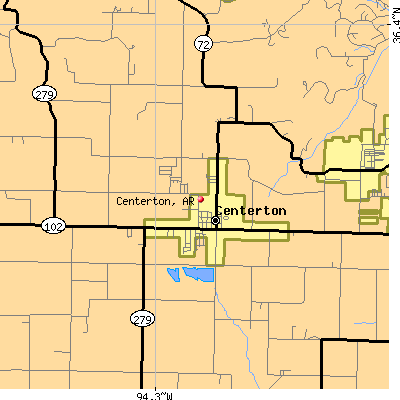 Centerton map