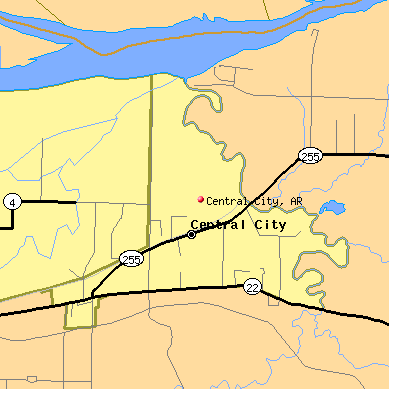 Central City map