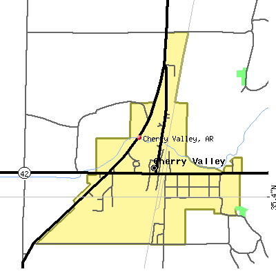 Cherry Valley map
