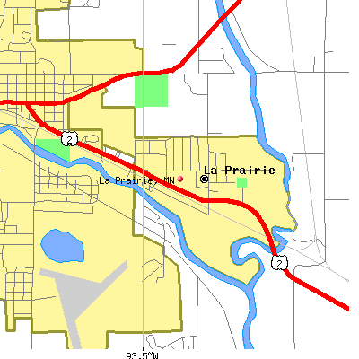 La Prairie map