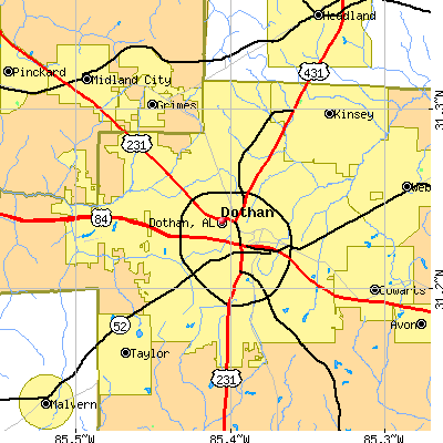 Dothan map