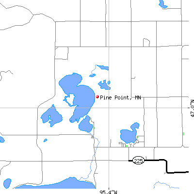 Pine Point map