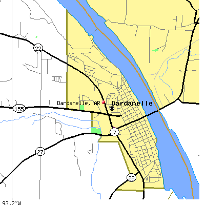 Dardanelle map