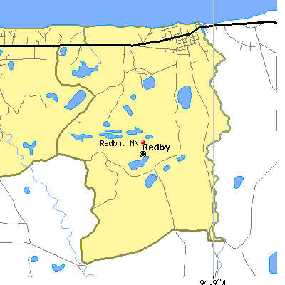 Redby map