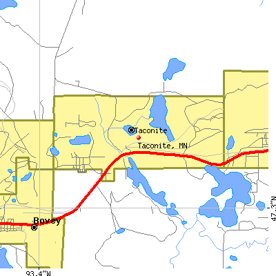 Taconite map