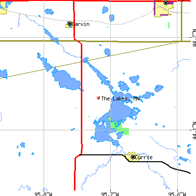 The Lakes map