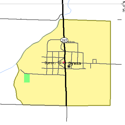 Dyess map