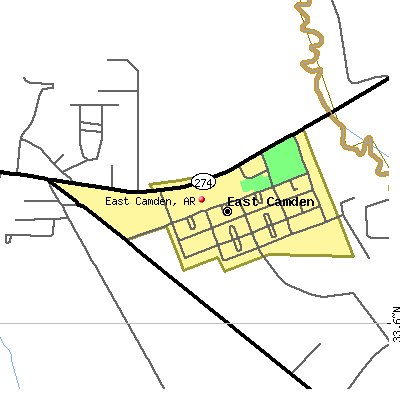 East Camden map