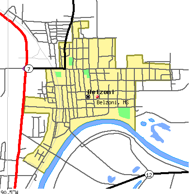 Belzoni map