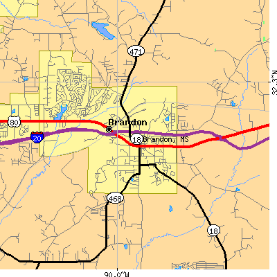 Brandon map