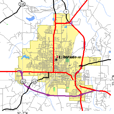 El Dorado map