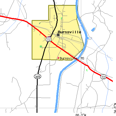 Burnsville map