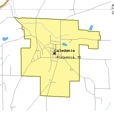 Caledonia map