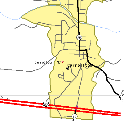 Carrollton map