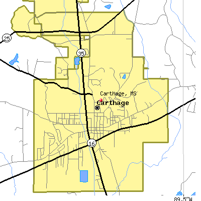 Carthage map