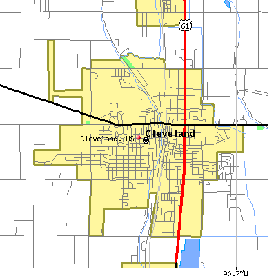 Cleveland map