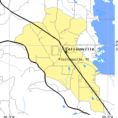 Collinsville map